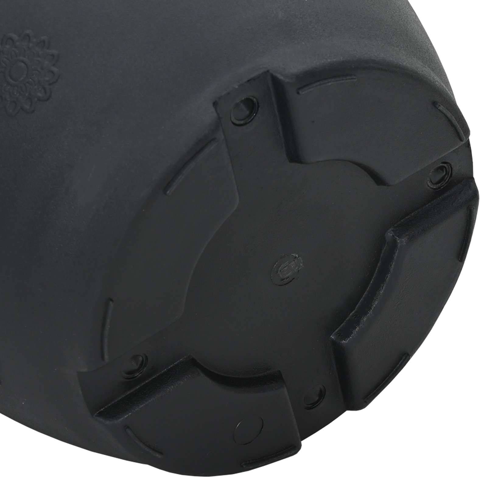 Pots de plantes 24 pcs | Bac à fleurs Noir Ø 26 x 21.5 cm Plastique - Image 9