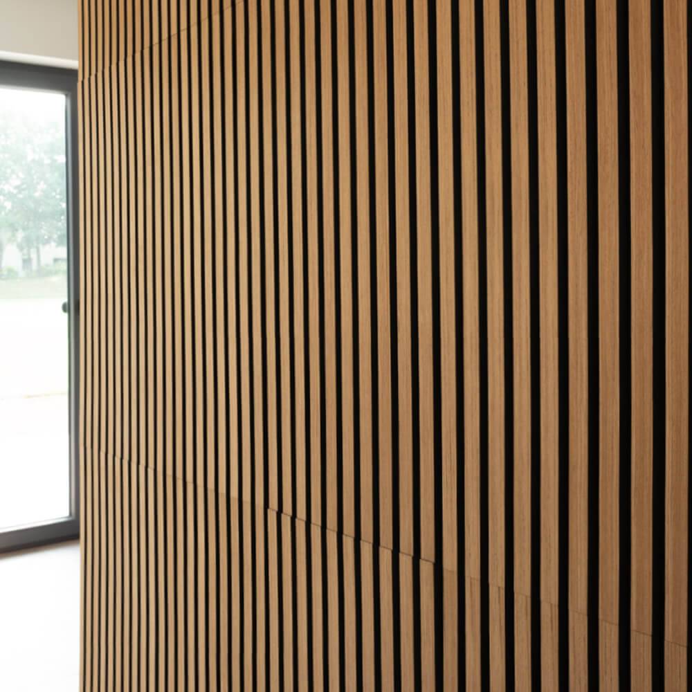 Home Deluxe - HOME DELUXE - Panneau acoustique SONIC Oiled Oak - 12 panneaux, bois MDF, feutre polyester, pouvant être placés les uns au-dessus des autres et les - Image 7