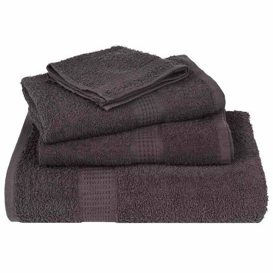 Nappe / serviette coton anthracite 70 x 140 cm - Prolenta premium p321.0 - Image 2