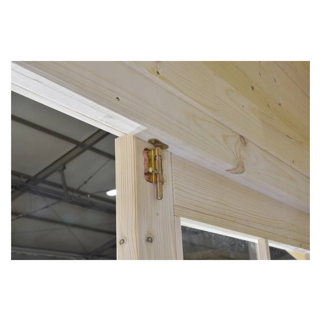 Altanka - Abri de jardin en bois - 11.7m2 - 3.9x3m - Ep. 34mm - Couleur: naturel - DOM561 - ALTANKA - Image 8