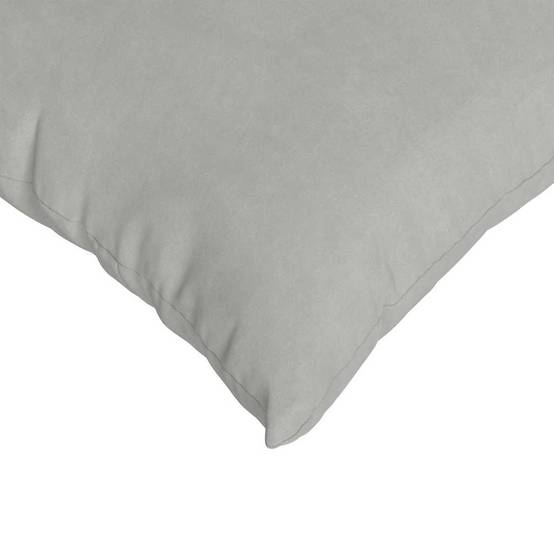 Lot de 2 Coussins Décoratifs Tissu Confortable avec Housse Amovible pour Salon Gris Clair 45x45 cm – ComfortXL Outdoor Living - Image 7