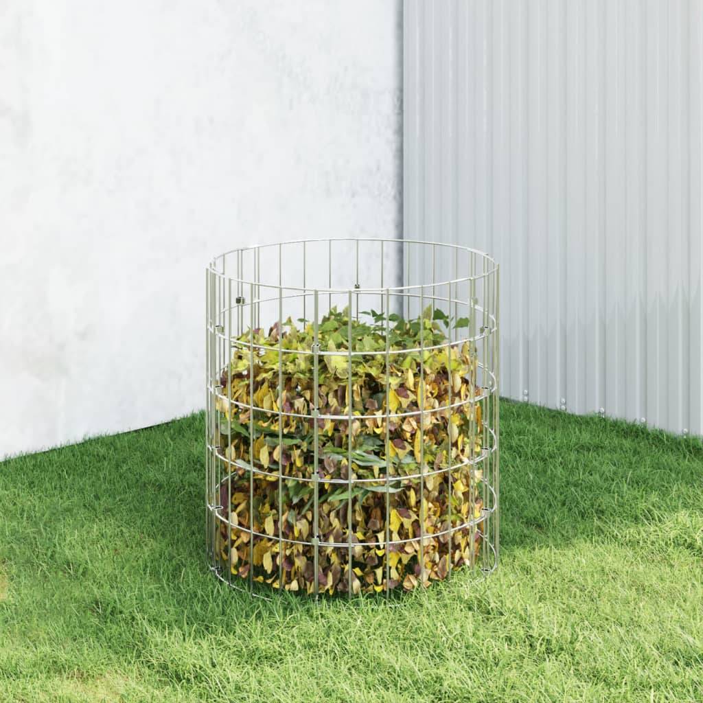 ComfortXL - Composteur de jardin acier galvanisé pour déchets verts Ø50x50 cm – ComfortXL Outdoor Living - Image 1