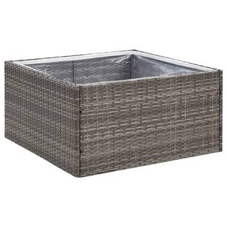 Prolenta Premium - Jardinière rotin gris 80 x 80 x 40 cm - Prolenta premium p351.6