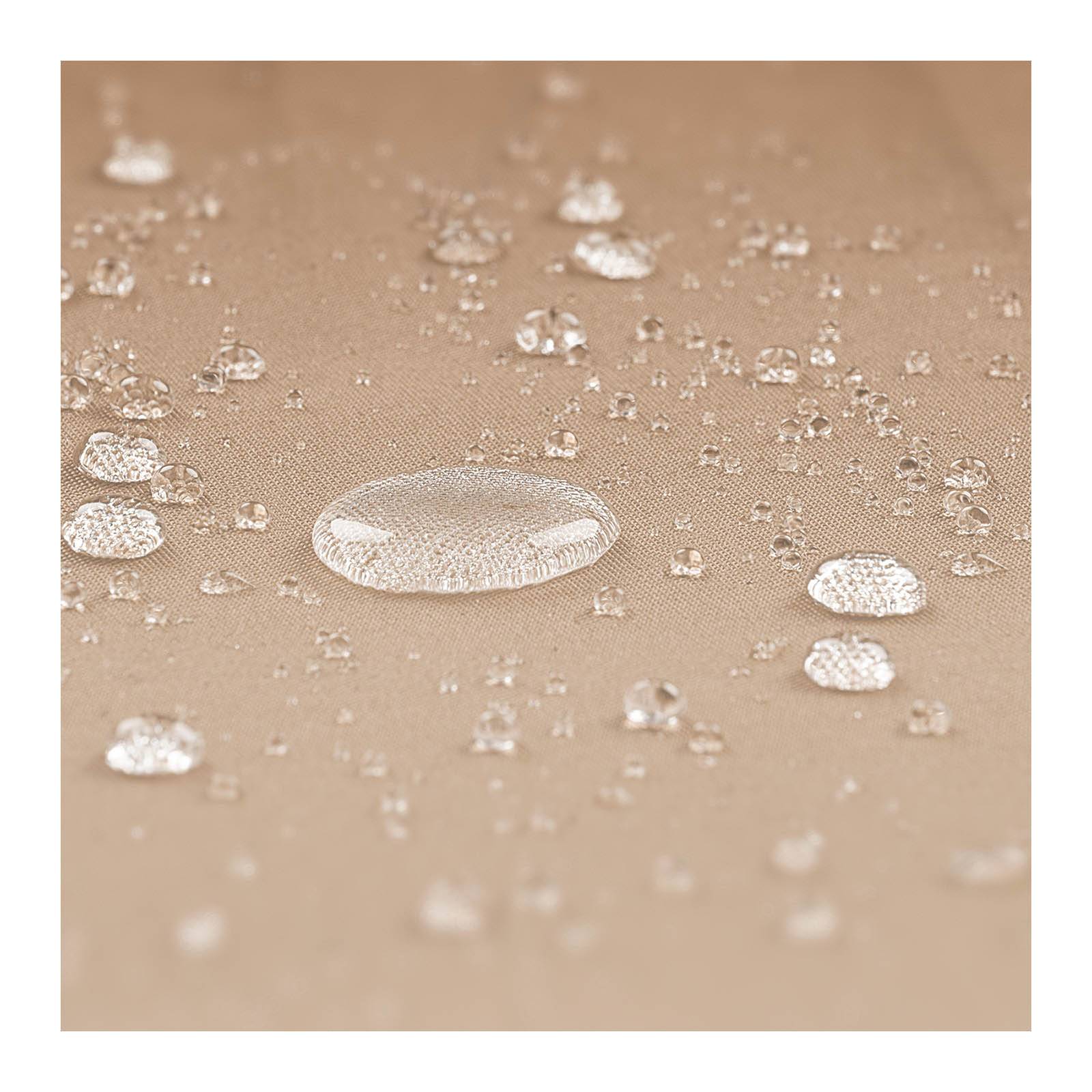 Helloshop26 - Parasol déporté rond diamètre 300 cm inclinable parasol excentré parasol de jardin crème - Image 7