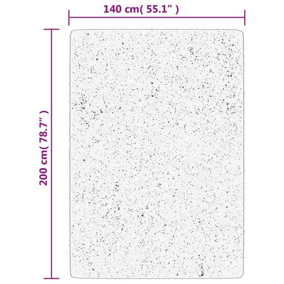 TapisModerne en Polyester Doux pour Chambre à Coucher Adulte Gris 140x200 cm – ComfortXL Outdoor Living - Image 10