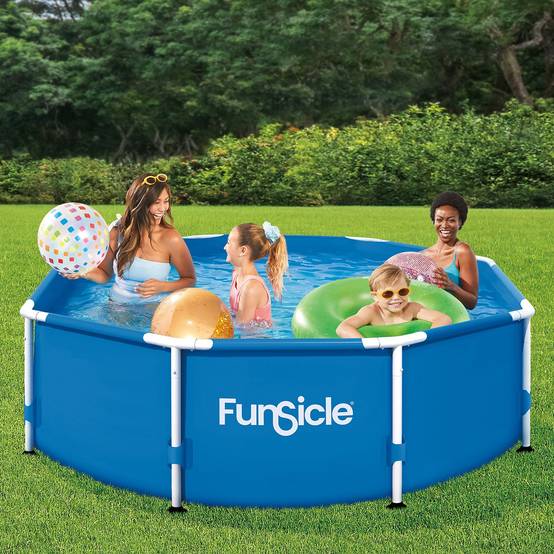 Piscine tubulaire ronde Funsicle Activity Pool - Ø 2,44m x h 76cm - Image 1