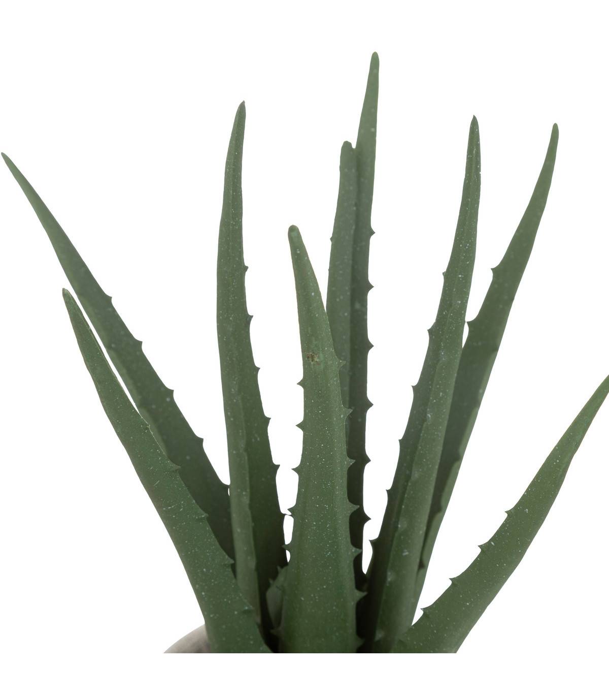 Plante artificielle Aloe vera Pot en coton H 29 cm - Image 2