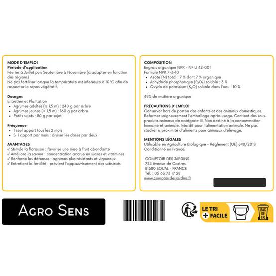 Ferti Agrumes - Engrais pour agrumes, citronniers, orangers - Seau 8 kg - Image 8