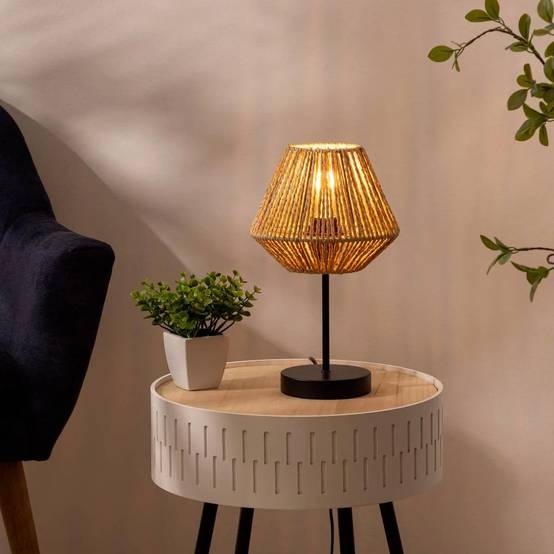 Lampe à Poser Design "Jily" 34cm Naturel - Image 3