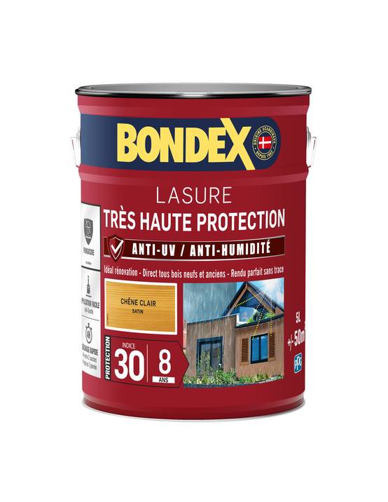 Bondex - Lasure 8ans Très Haute Protection Satiné Bidon 5l - Bondex