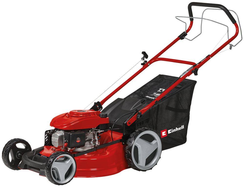 Einhell - Tondeuse à gazon thermique tractée – GC-PM 51/3 S HW – moteur 4T – 51 cm – 170 cm³ – 2,7 kW – bac 70 L – jusqu’à 1800 m² - Image 1