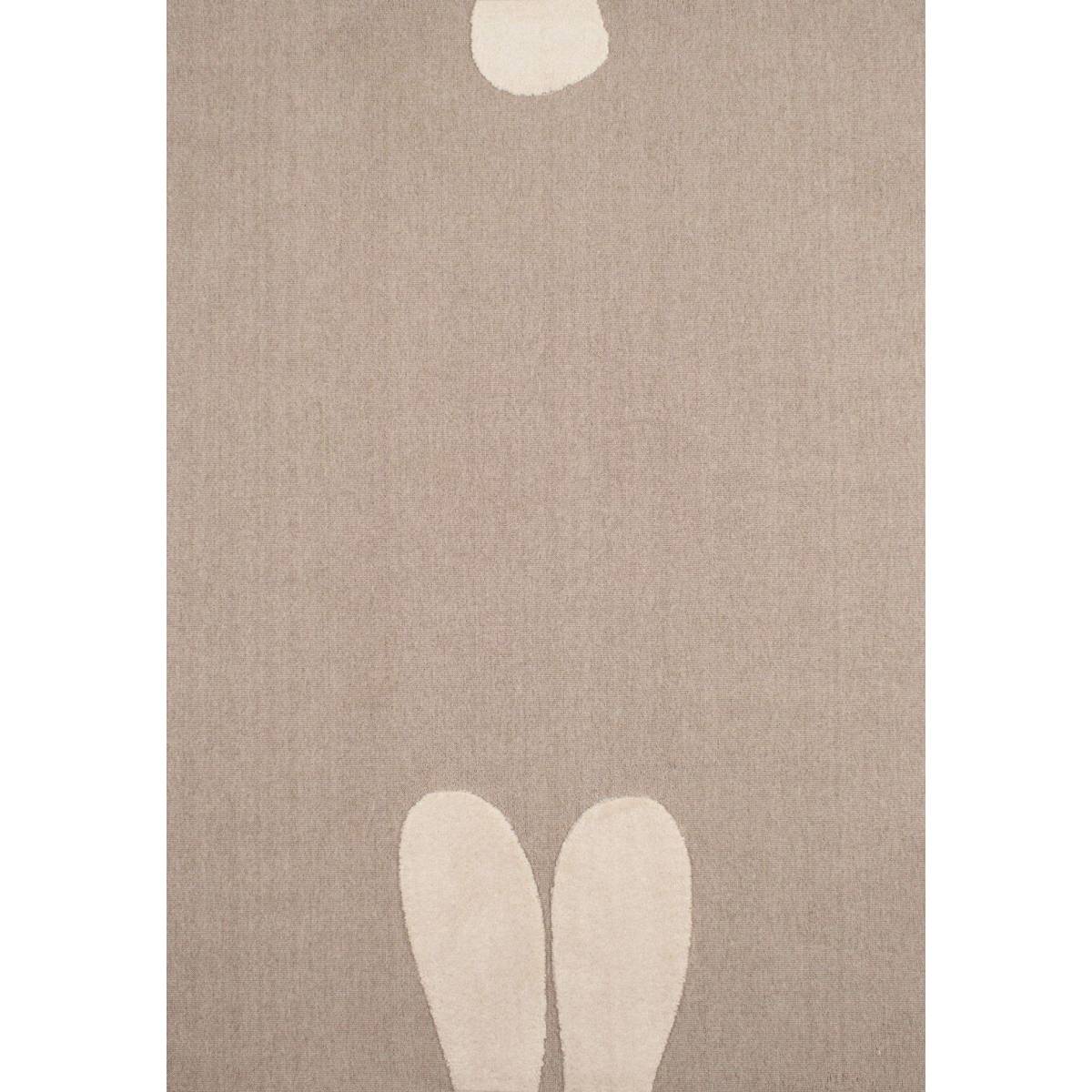 Jardindeco - Tapis intérieur en polyester Fantine lapin 160 x 230 cm - Image 1