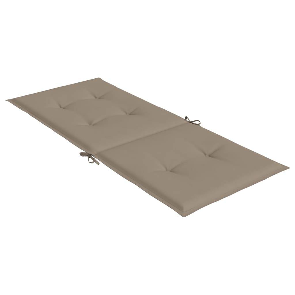 ComfortXL - Lot de 2 Fauteuils de Jardin Relax Pliants en Teck Massif avec Coussins Confortables Taupe – ComfortXL Outdoor Living - Image 7