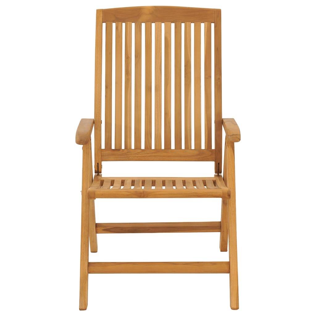 ComfortXL - Lot de 2 Fauteuils de Jardin Relax Pliants en Teck Massif avec Coussins Confortables Taupe – ComfortXL Outdoor Living - Image 5