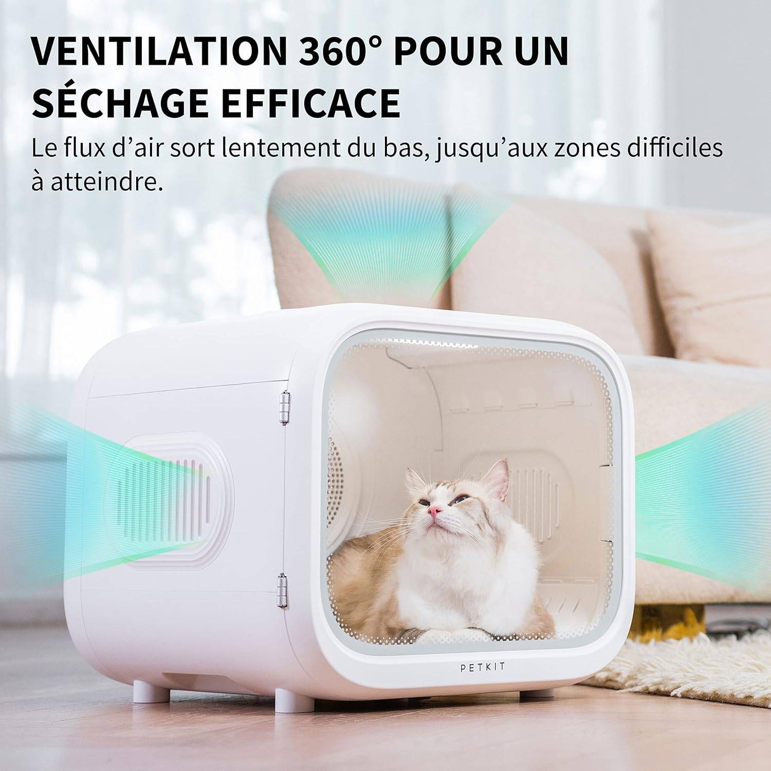 Airsalon MAX PRO séchoir automatique pour chiens, chats, 60L Petkit - Image 7