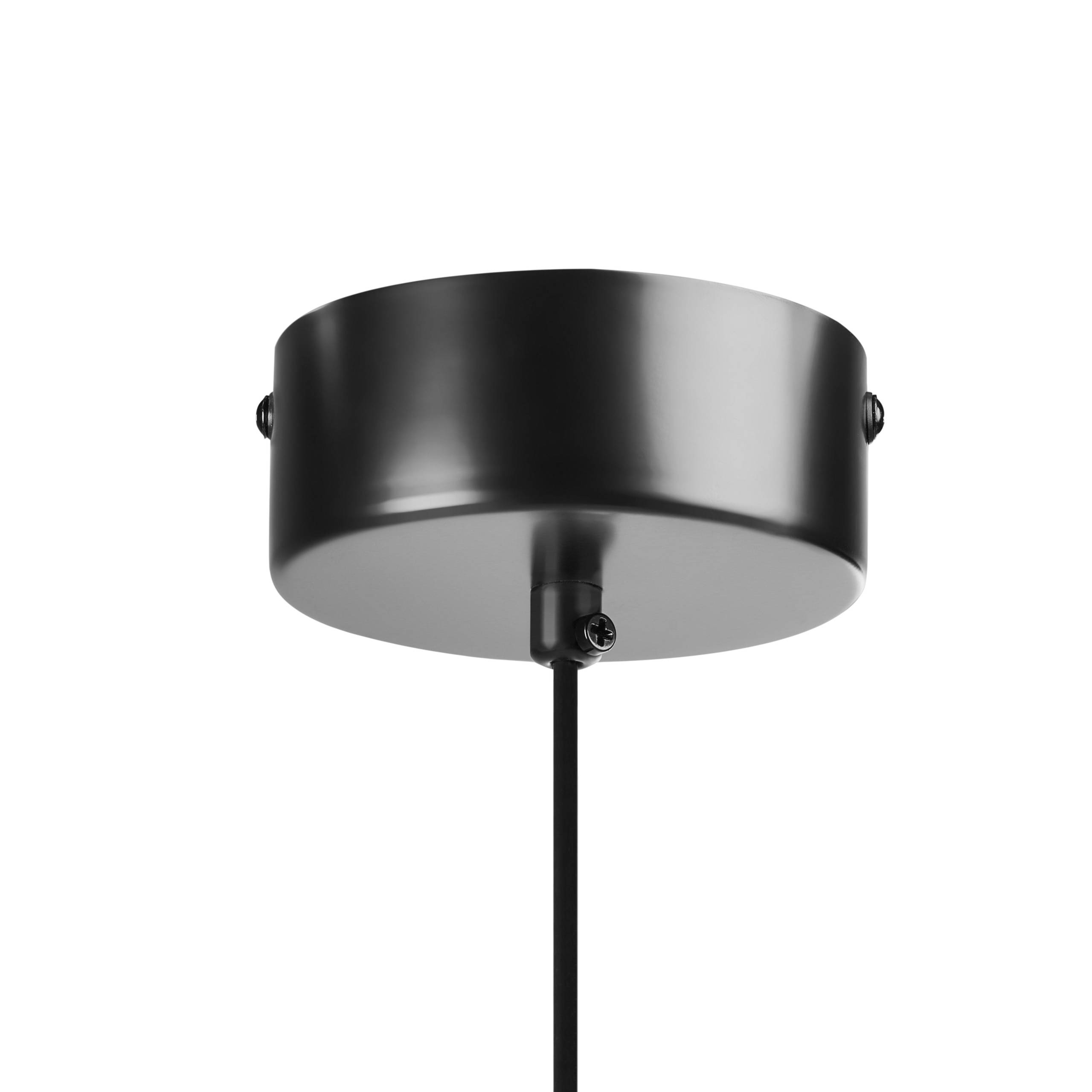 Beliani - Lampe suspension Métal Noir LEYRE - 24x24x156- Beliani - Image 8