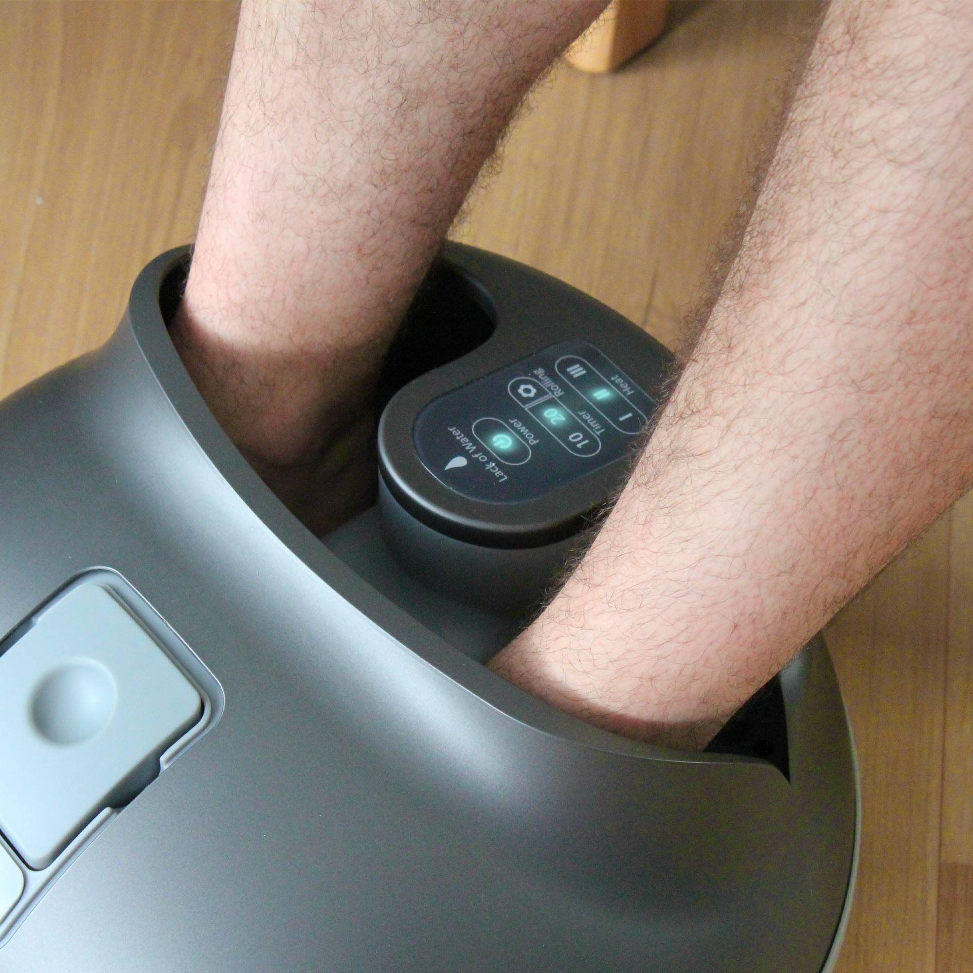 Fishtec - Masseur de pieds vapeur FISHTEC, sauna et massage simultané, 3 modes, 42-51°C, 2 vitesses, minuterie, réservoir et couvercle amovibles - Image 2