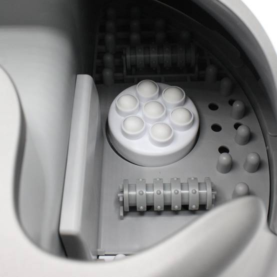Fishtec - Masseur de pieds vapeur FISHTEC, sauna et massage simultané, 3 modes, 42-51°C, 2 vitesses, minuterie, réservoir et couvercle amovibles - Image 6