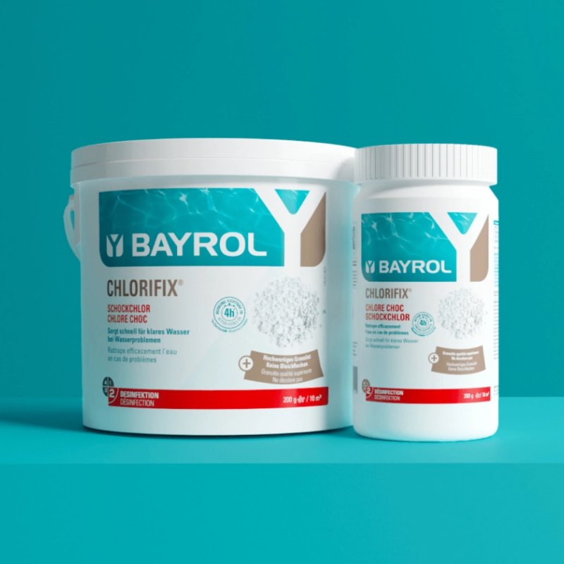 Chlore choc Bayrol Chlorifix Traitement de l'eau - 10 kg - Image 1