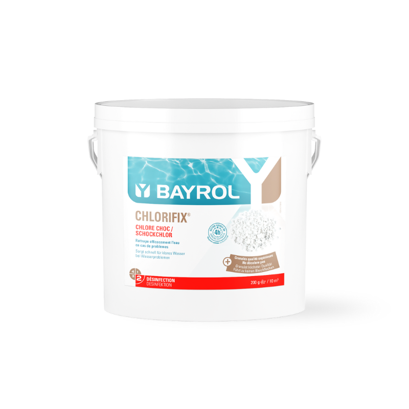 Chlore choc Bayrol Chlorifix Traitement de l'eau - 10 kg - Image 3