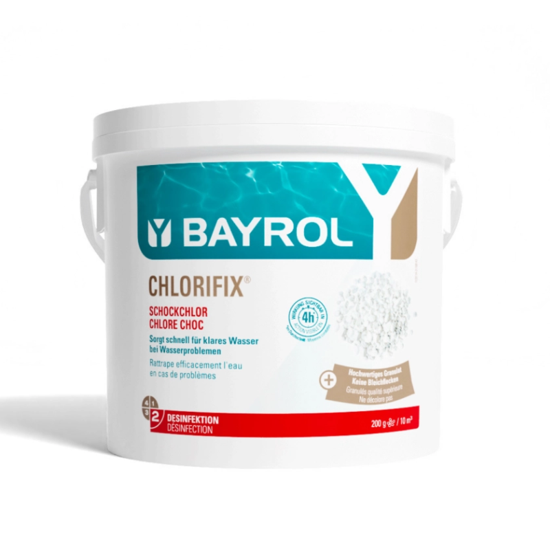 Chlore choc Bayrol Chlorifix Traitement de l'eau - 10 kg - Image 6