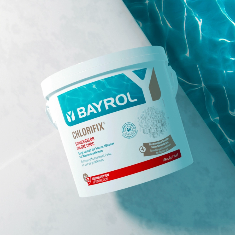 Chlore choc Bayrol Chlorifix Traitement de l'eau - 10 kg - Image 10