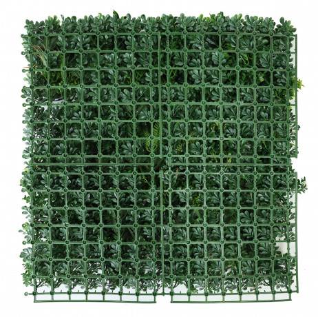James Grass - France Green - Mur végétal feuillage artificiel Xcaret 1m x 1m, Long 3 m - Image 2