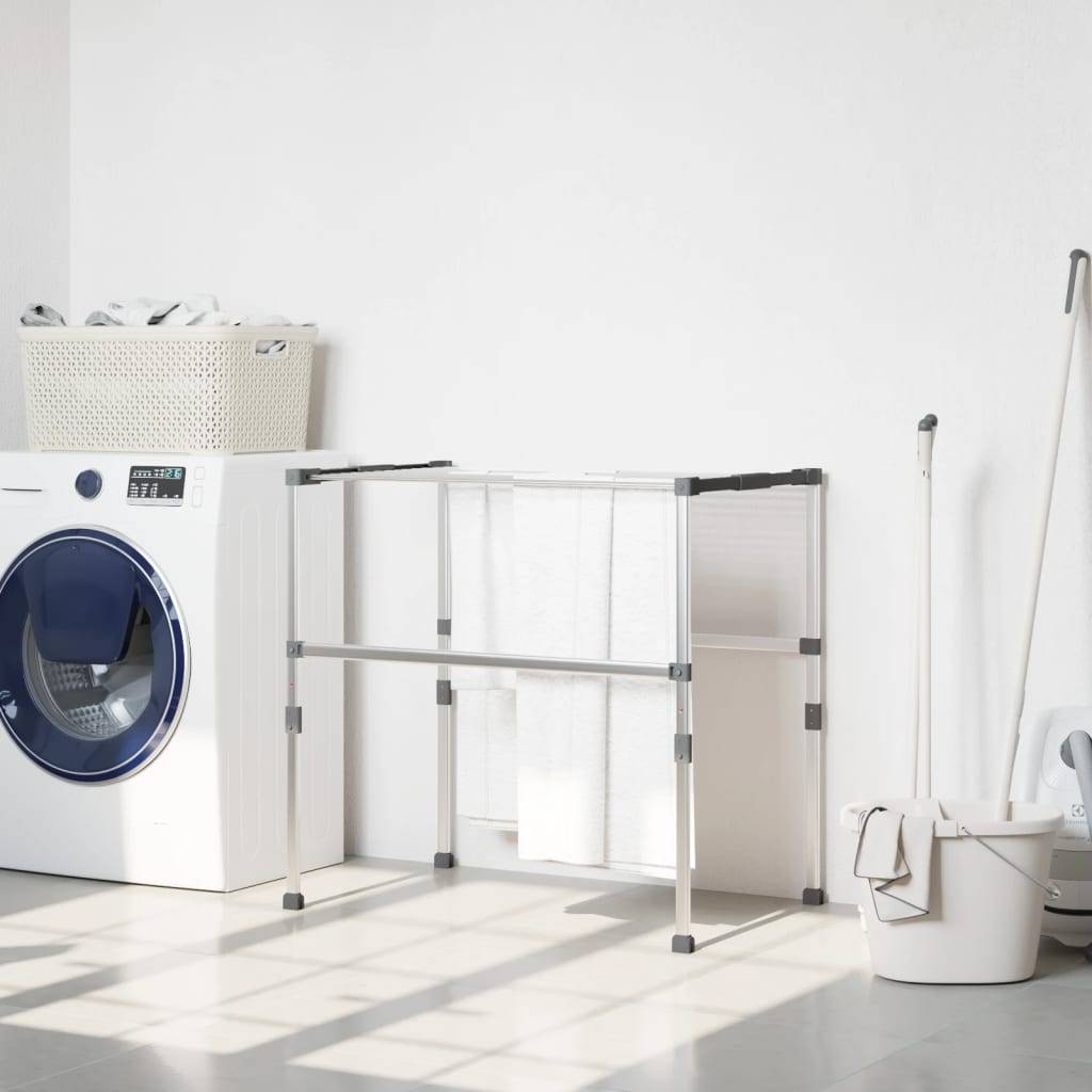 Autre - Séchoir à linge 83x(50-55)x(40-85) cm aluminium - Image 1