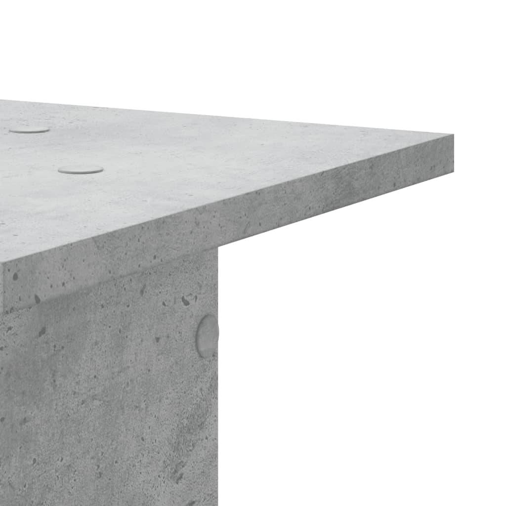 Vidaxl - Supports pour plantes 2 pcs gris béton bois d'ingénierie vidaXL 3307867 - Image 5