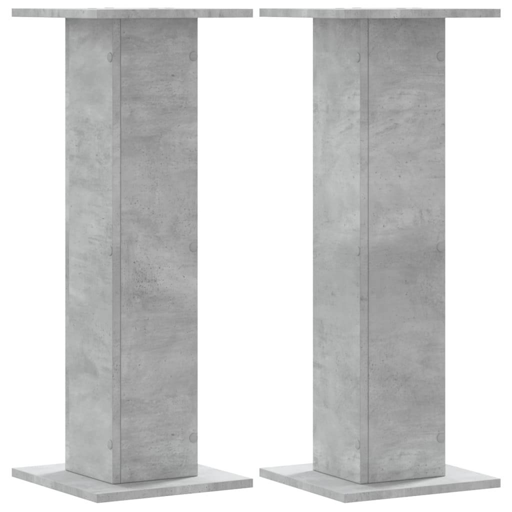 Vidaxl - Supports pour plantes 2 pcs gris béton bois d'ingénierie vidaXL 3307867 - Image 1
