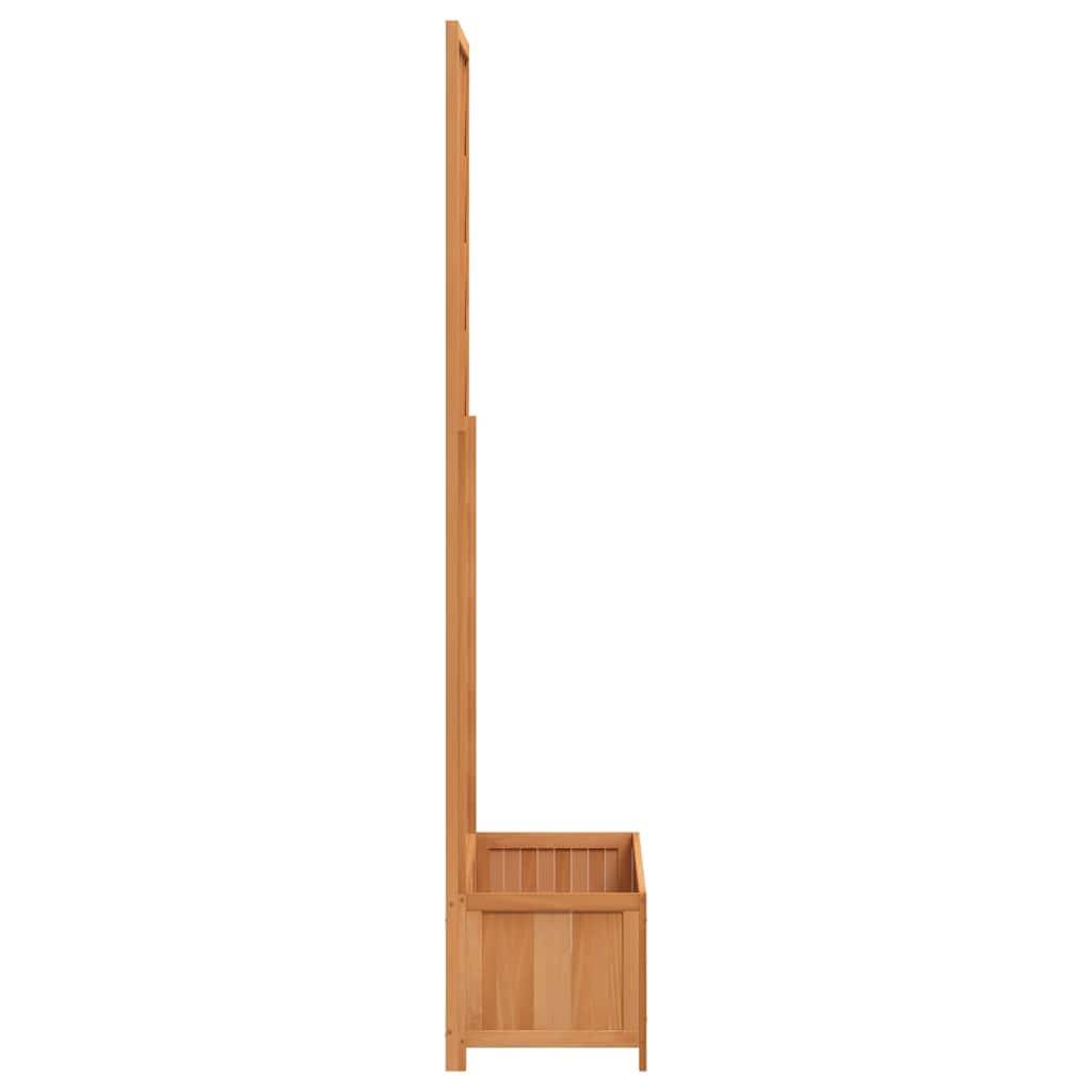 Vidaxl - Jardinière avec treillis marron 90x35x180 cm bois massif de sapin vidaXL 365479 - Image 6