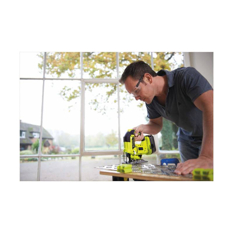 Ryobi - Pack scie sauteuse pendulaire RYOBI 18 V One+ R18JS - Batterie 4.0Ah et chargeur - Image 5