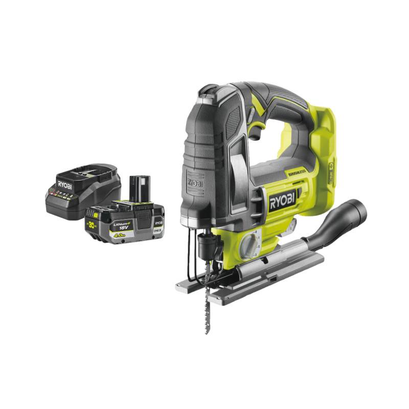Ryobi - Pack scie sauteuse pendulaire RYOBI 18 V One+ R18JS - Batterie 4.0Ah et chargeur