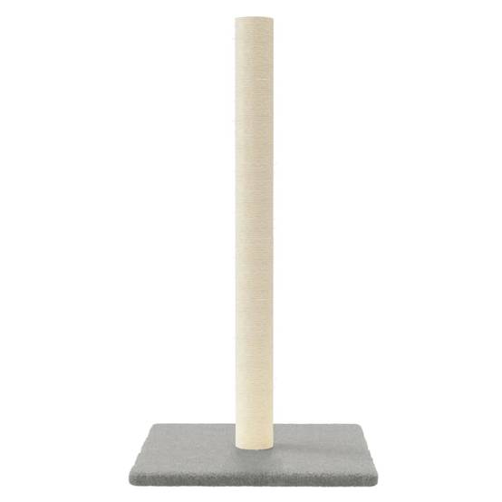 Poteau Griffoir pour Chat en Sisal Naturel et Peluche Douce 70 cm Gris Clair - ComfortXL Outdoor Living - Image 3