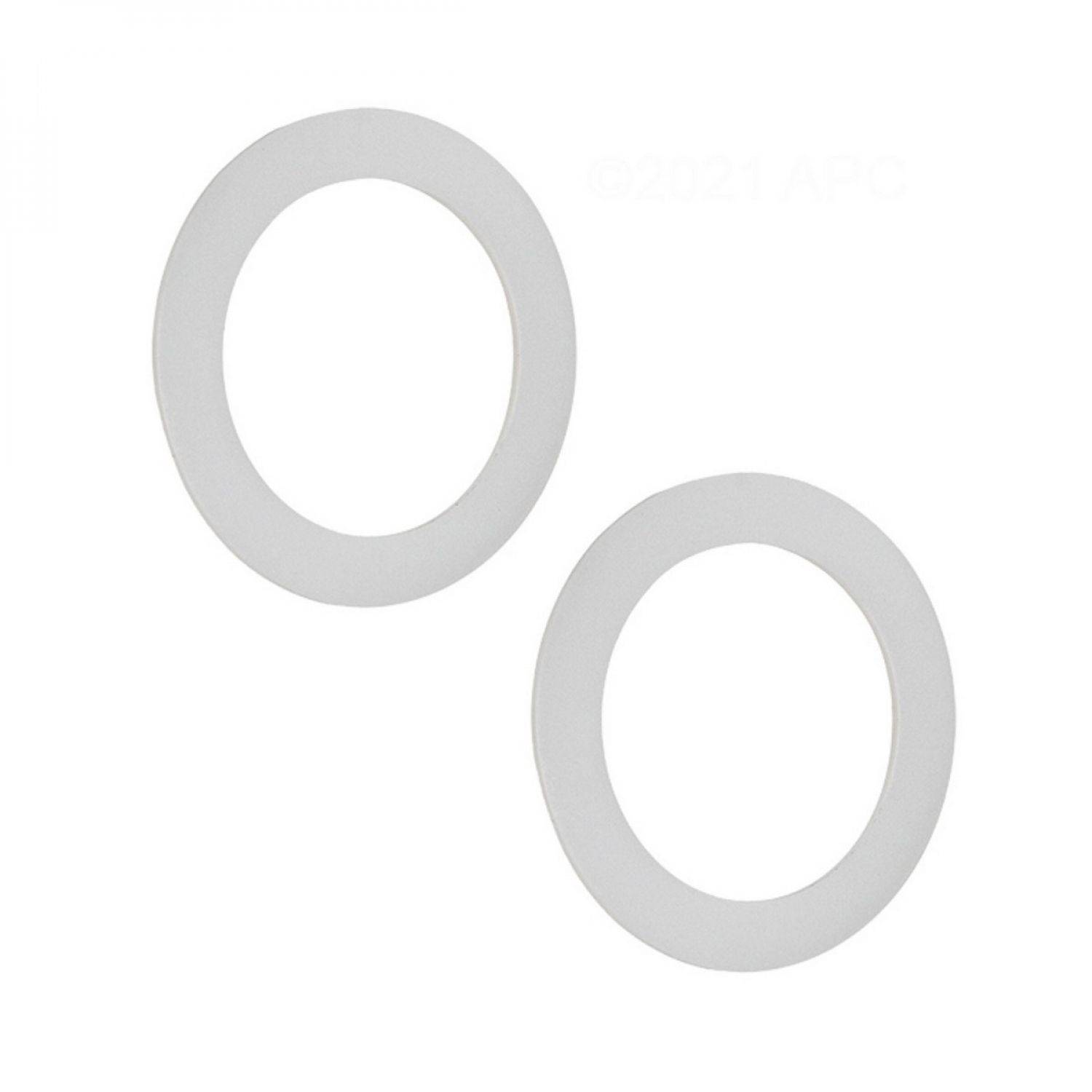Lot de 2 rondelles pour vanne multivoies de piscine - Blanc - SPX0710Z62 - Hayward
