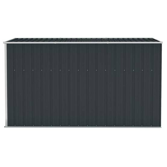 Vidaxl - Abri de jardin mural Anthracite 118x288x178 cm Acier 3.4m² vidaXL 316227 - Image 6