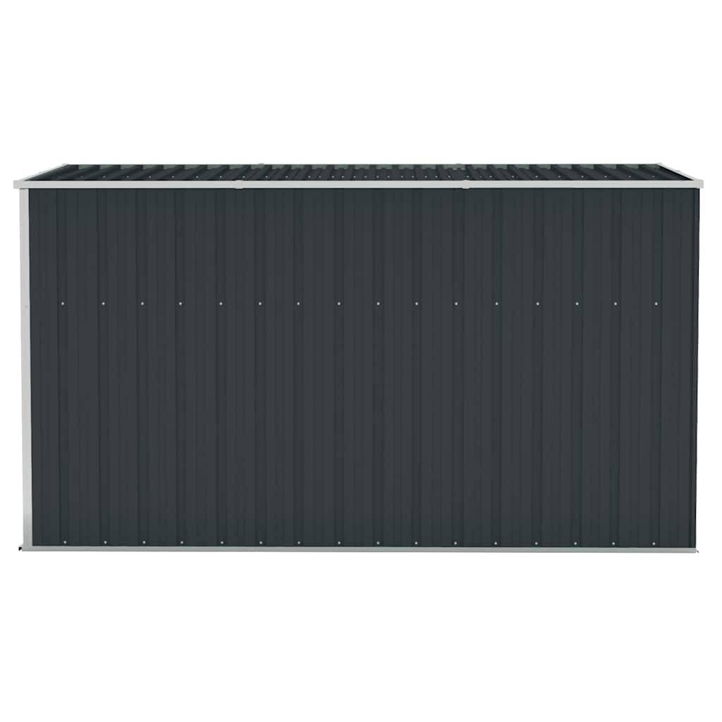 Vidaxl - Abri de jardin mural Anthracite 118x288x178 cm Acier 3.4m² vidaXL 316227 - Image 6