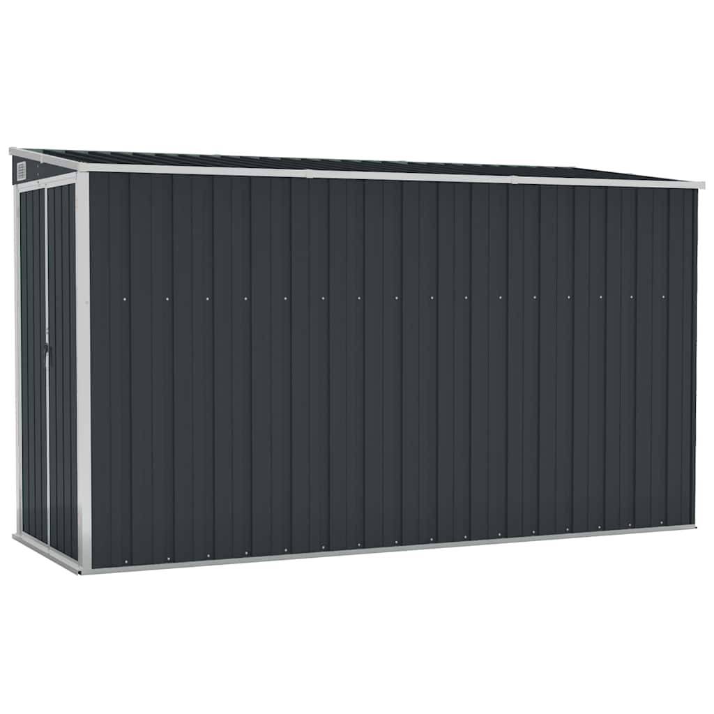 Vidaxl - Abri de jardin mural Anthracite 118x288x178 cm Acier 3.4m² vidaXL 316227 - Image 2