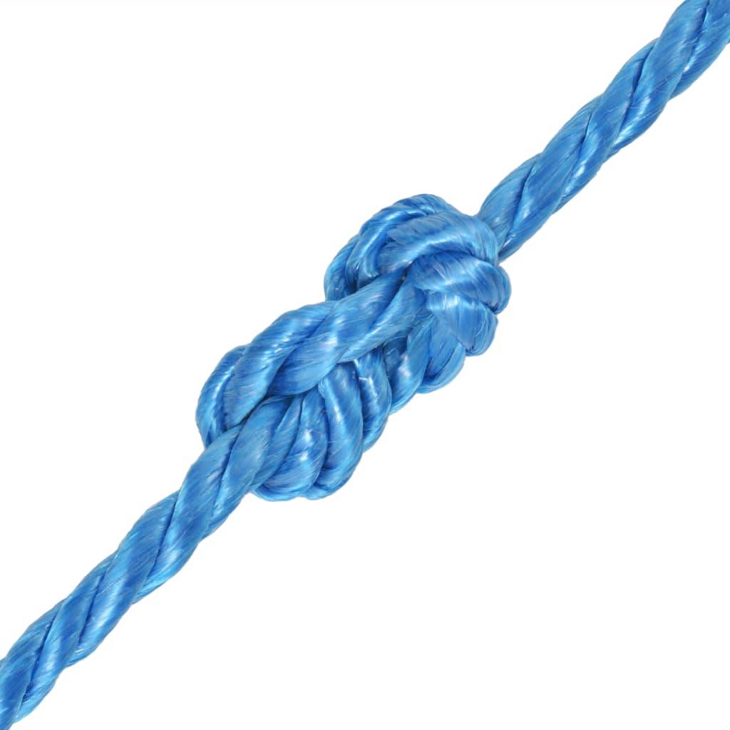 Corde torsadée Polypropylène 10 mm 100 m Bleu Maison Chic - Image 1