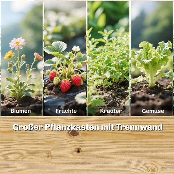 Carré potager treillis bois sapin extérieur 2 bacs plantes grimpantes 240x125x102cm - ComfortXL Outdoor Living - Image 4