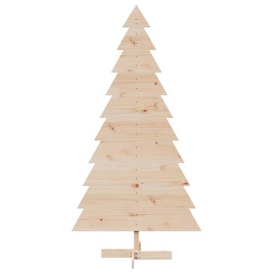 Maison Chic - Arbre de Noël, Sapin de Noël en bois pour décoration 180 cm bois massif de pin u659q - Image 3