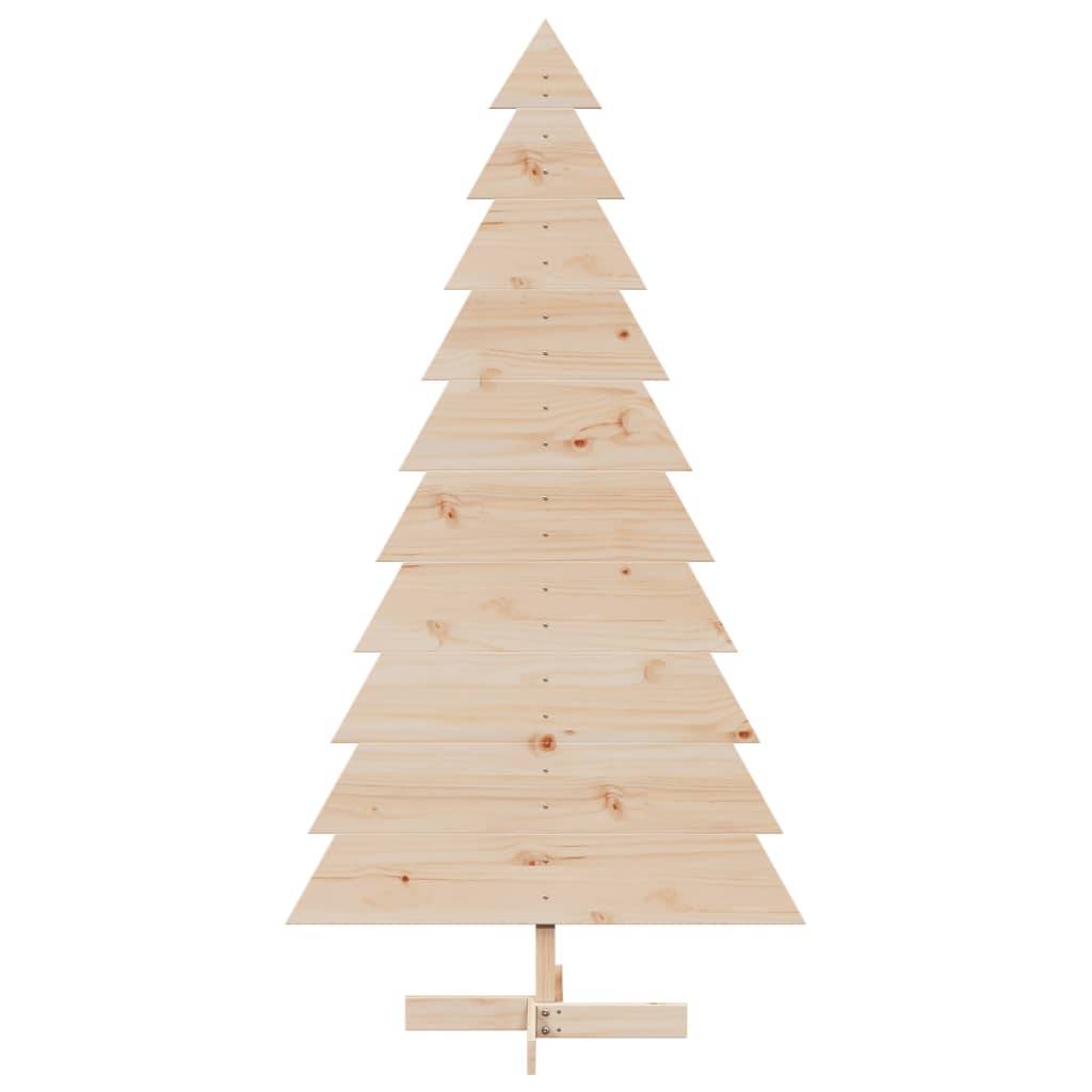 Maison Chic - Arbre de Noël, Sapin de Noël en bois pour décoration 180 cm bois massif de pin u659q - Image 3