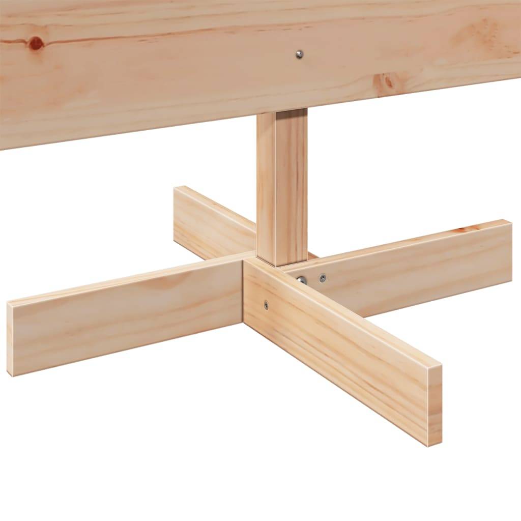 Maison Chic - Arbre de Noël, Sapin de Noël en bois pour décoration 180 cm bois massif de pin u659q - Image 6
