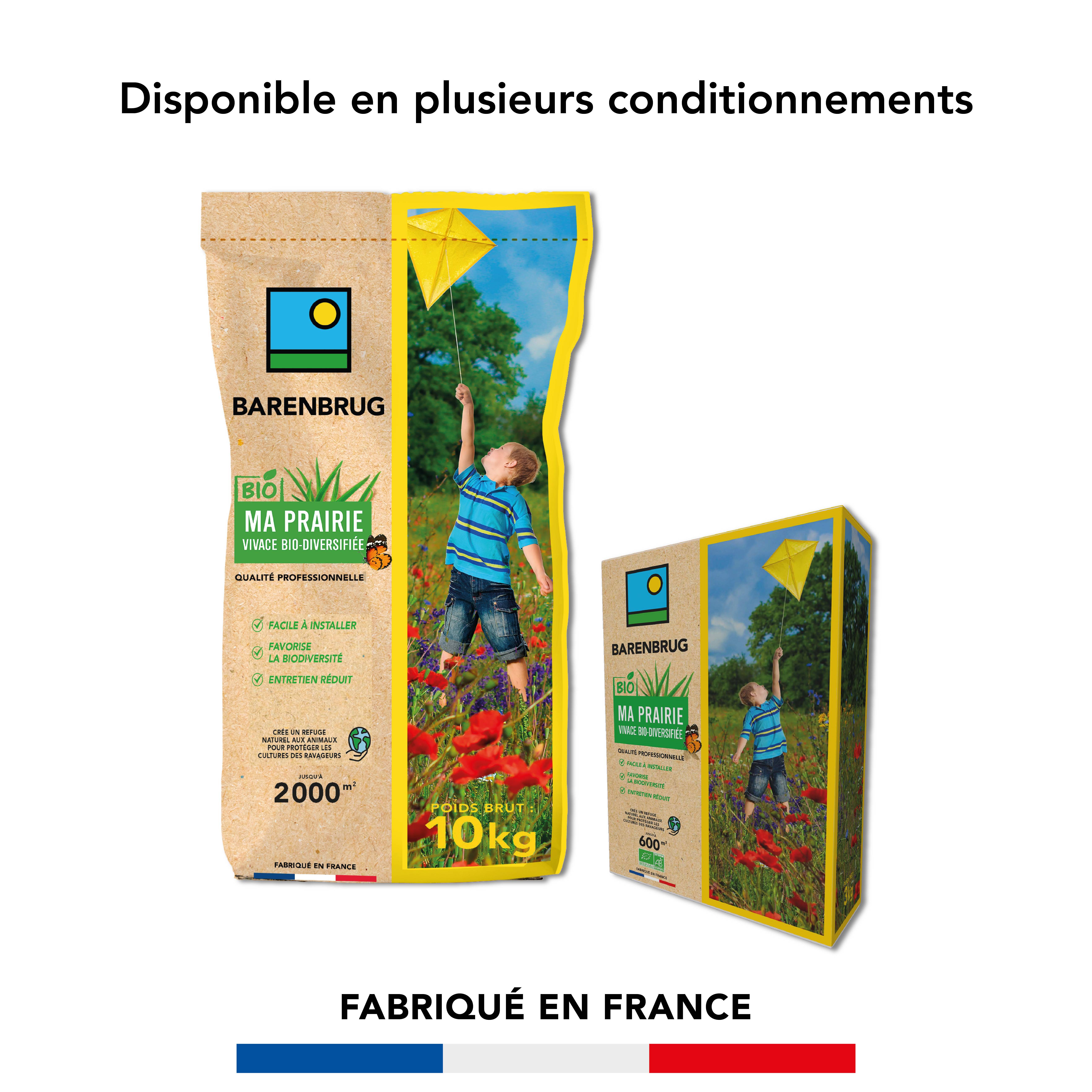 Prairie Vivace - Facile à Installer  - Entretien Réduit - Refuge Naturel Animaux - 10KG - BARENBRUG - Image 5