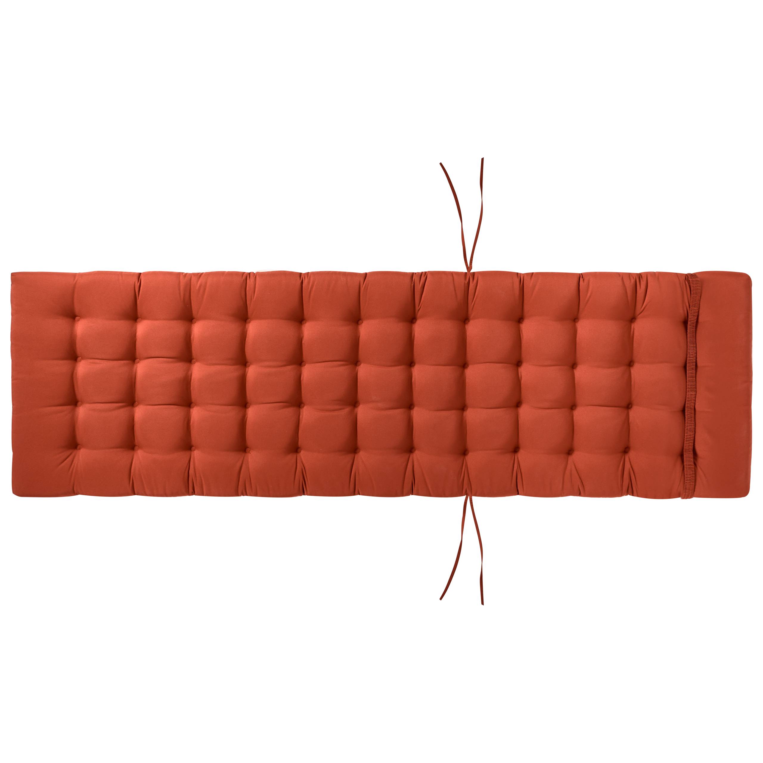 Coussin d'assise d'extérieur Polyester Rouge CESANA PREMIUM - Beliani - Image 5