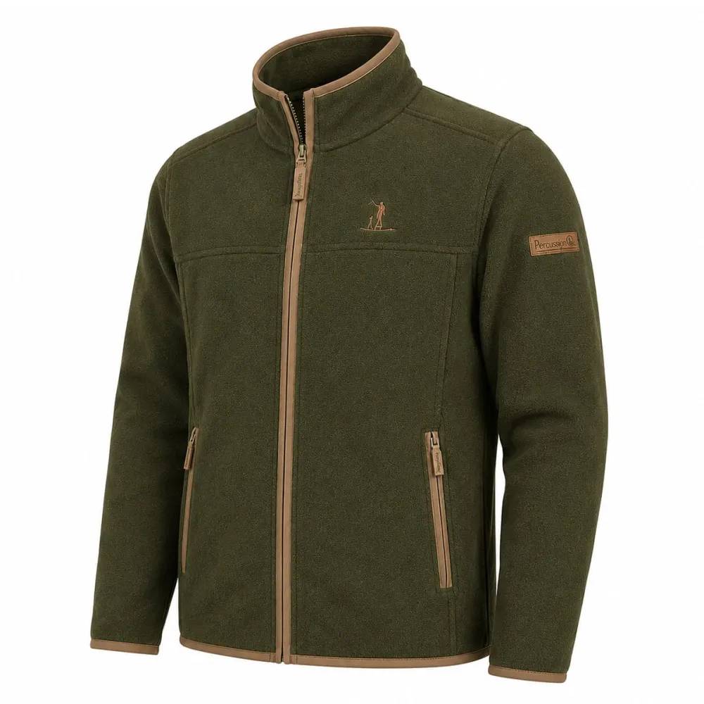 Blouson Scotland femme 4 poches zip polaire polyester kaki S à XL Percussion - Image 8