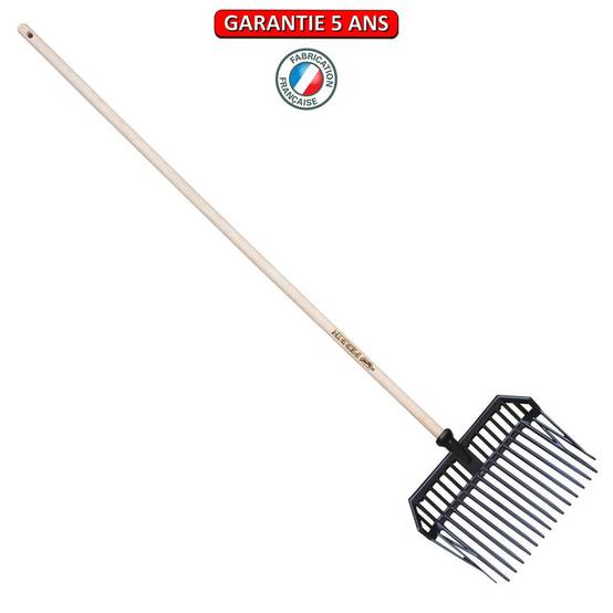 Outils Perrin - Fourche haras multi usage - manche 1m50 Outils Perrin