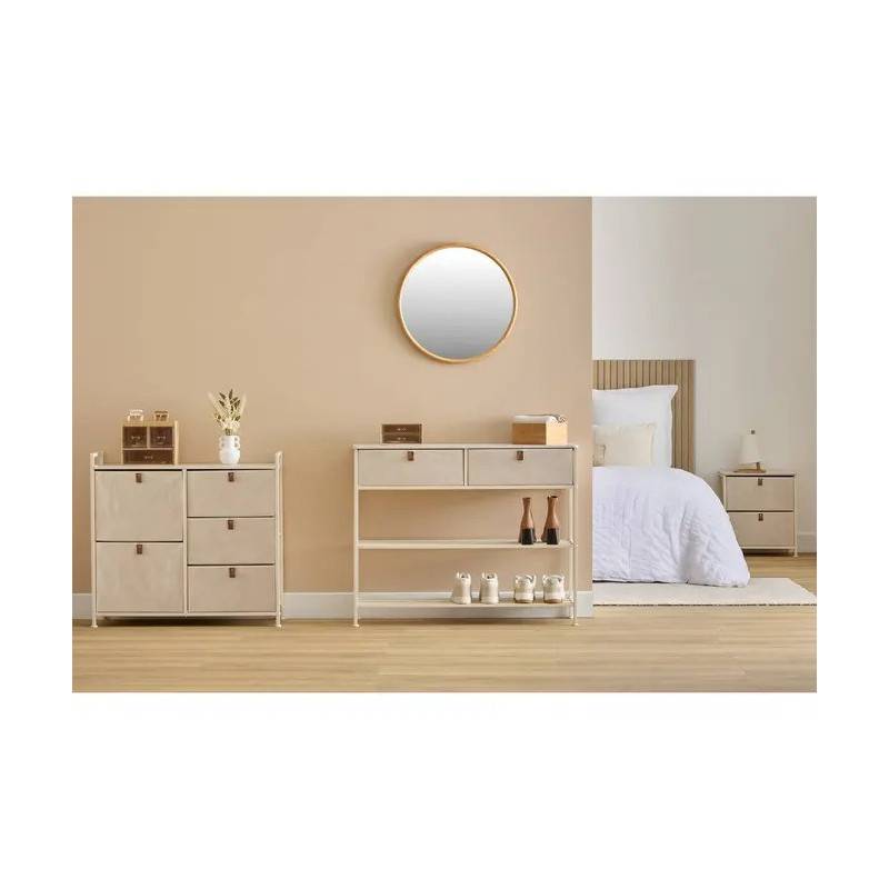 Rangement 5 tiroirs Tissa beige 5five - Image 2