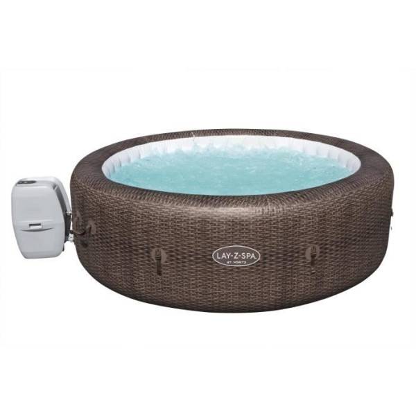 Bestway - Spa gonflable BESTWAY - Lay-Z-Spa St Moritz - 180 airjets - 216 x 76 cm - 5 a 7 places - Rond (couverture, cartouche, diffuseur) - Image 4