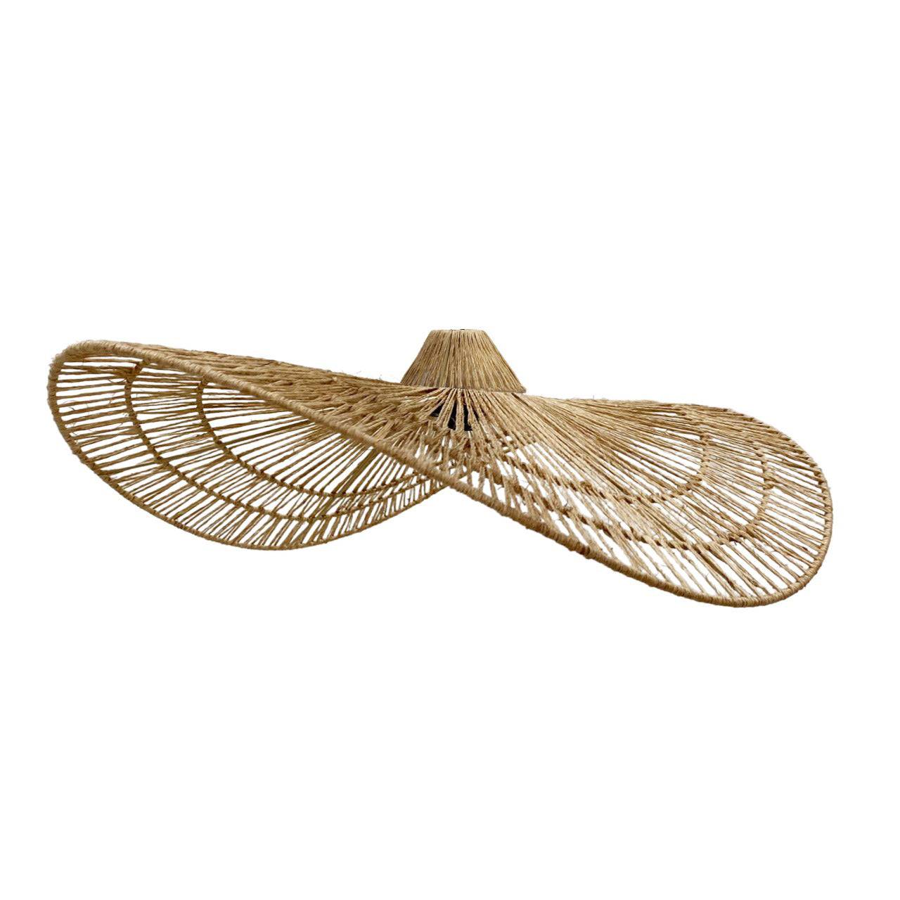 Lumisky - Abat jour naturel seul MARBELLA H14cm - Image 1